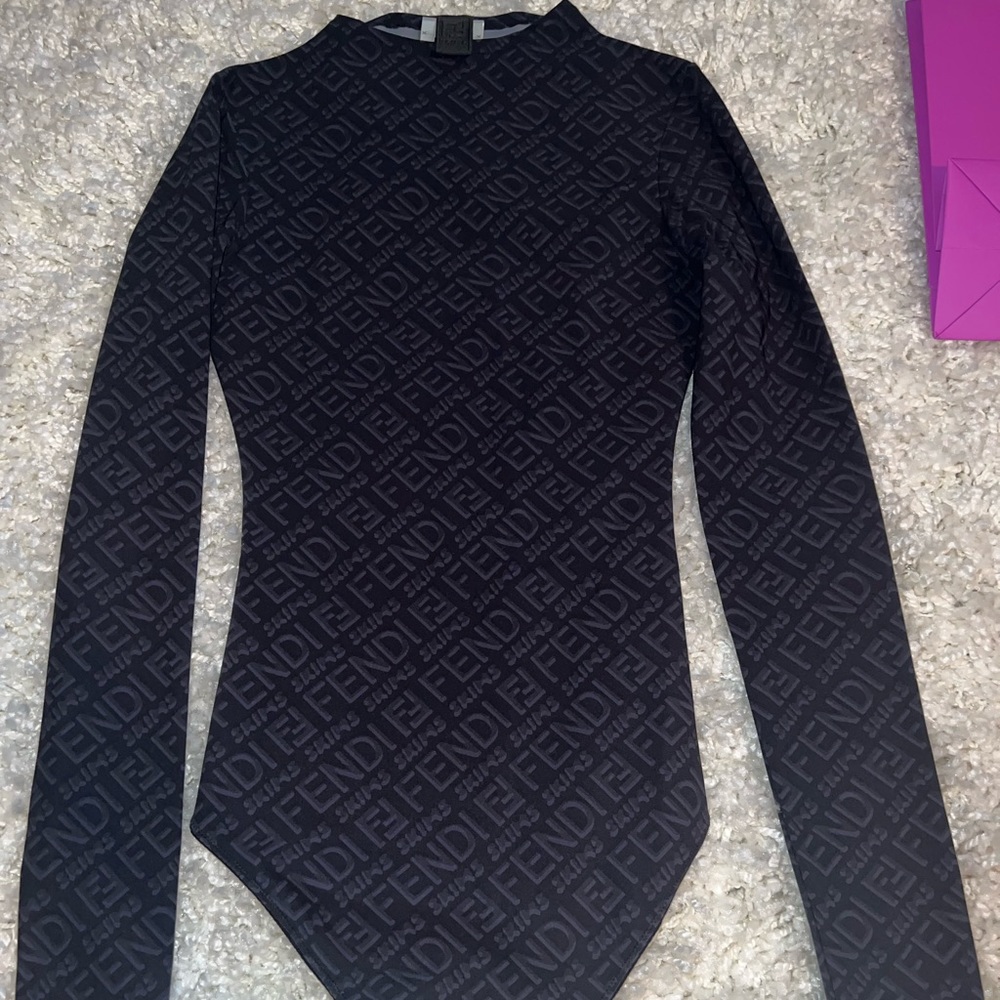unworn Fendi • Skims Black Bodysuit